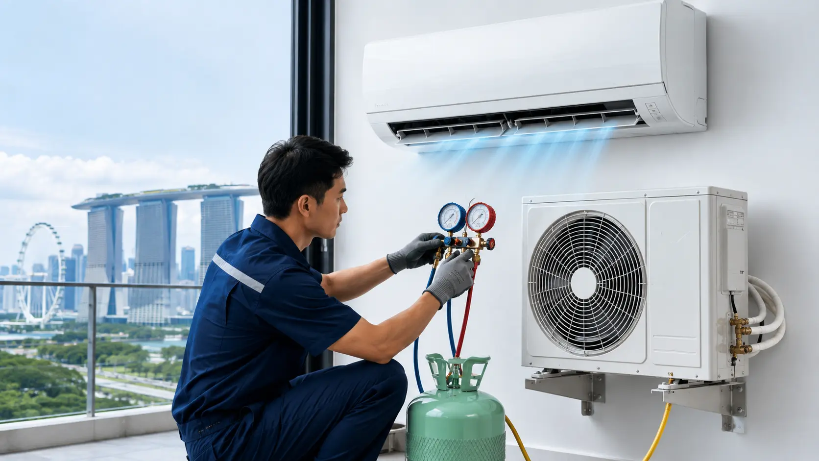 aircon gas top up singapore