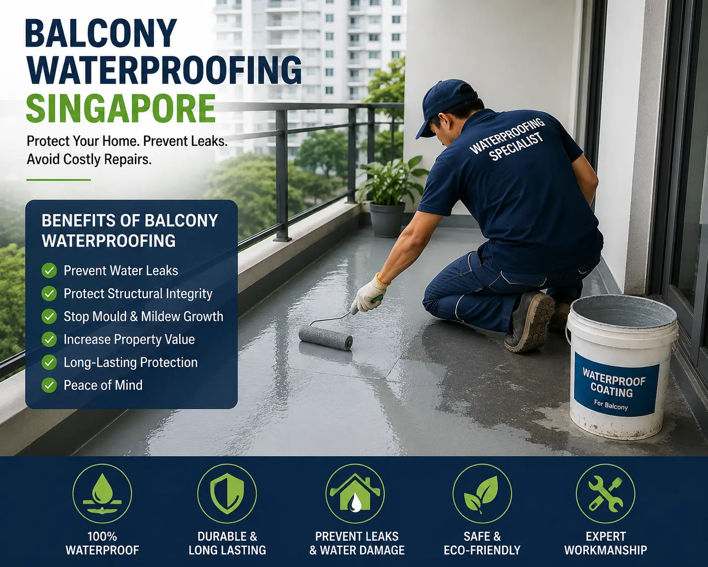 balcony waterproofing singapore
