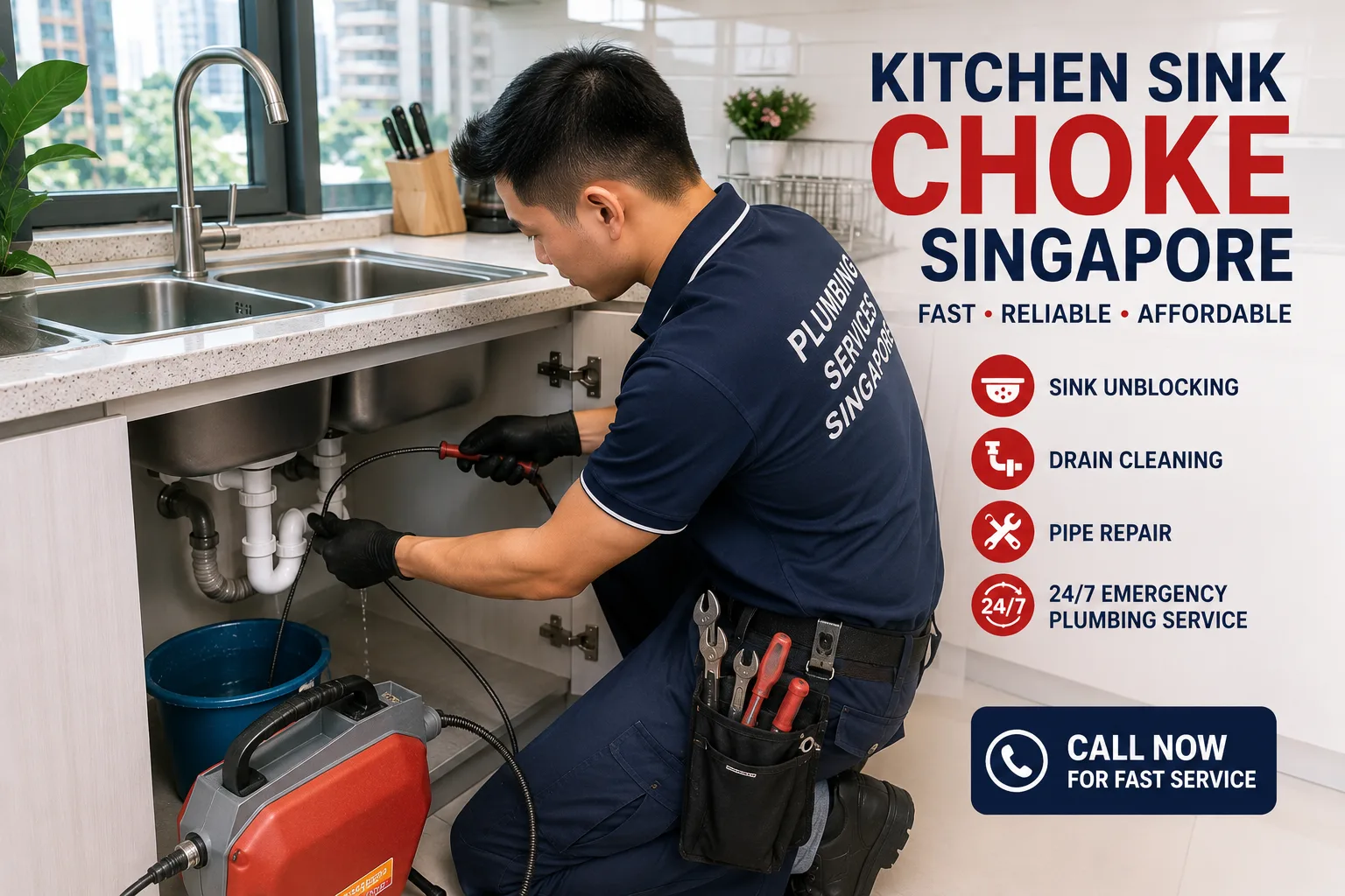 kitchen sink choke singapore