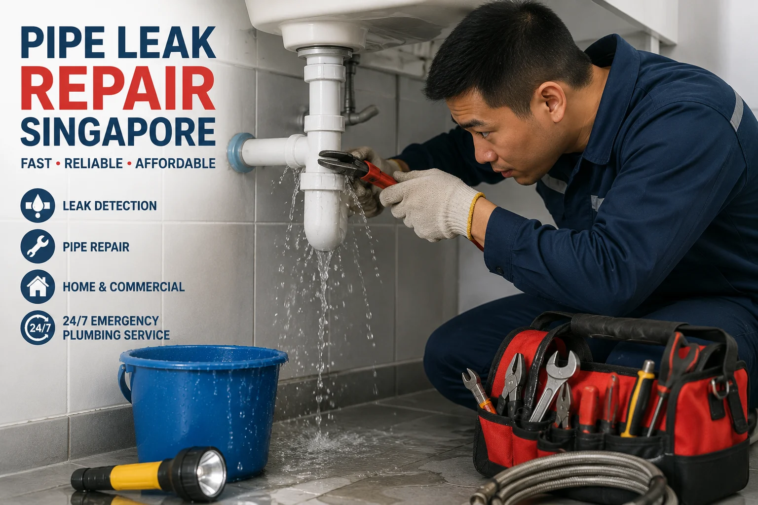 pipe leak repair singapore