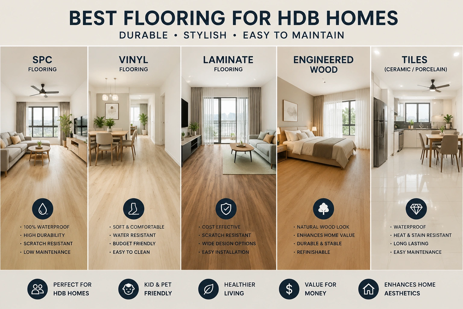 best flooring for hdb