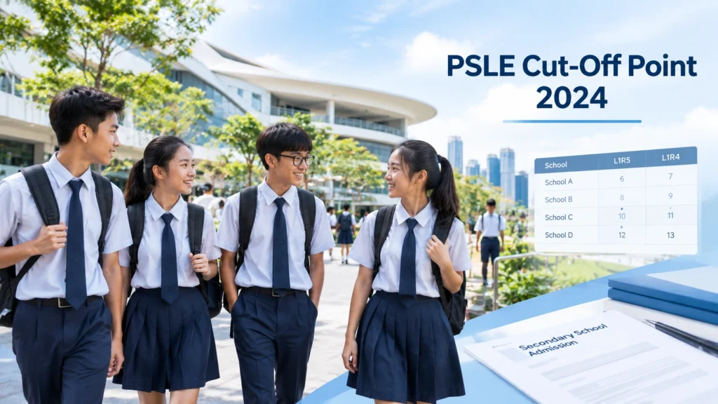 PSLE Cut-Off Point 2024 Singapore secondary schools